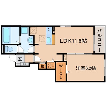 間取図 東海道本線/藤枝駅 バス13分清水山入口下車:停歩2分 1階 築2年