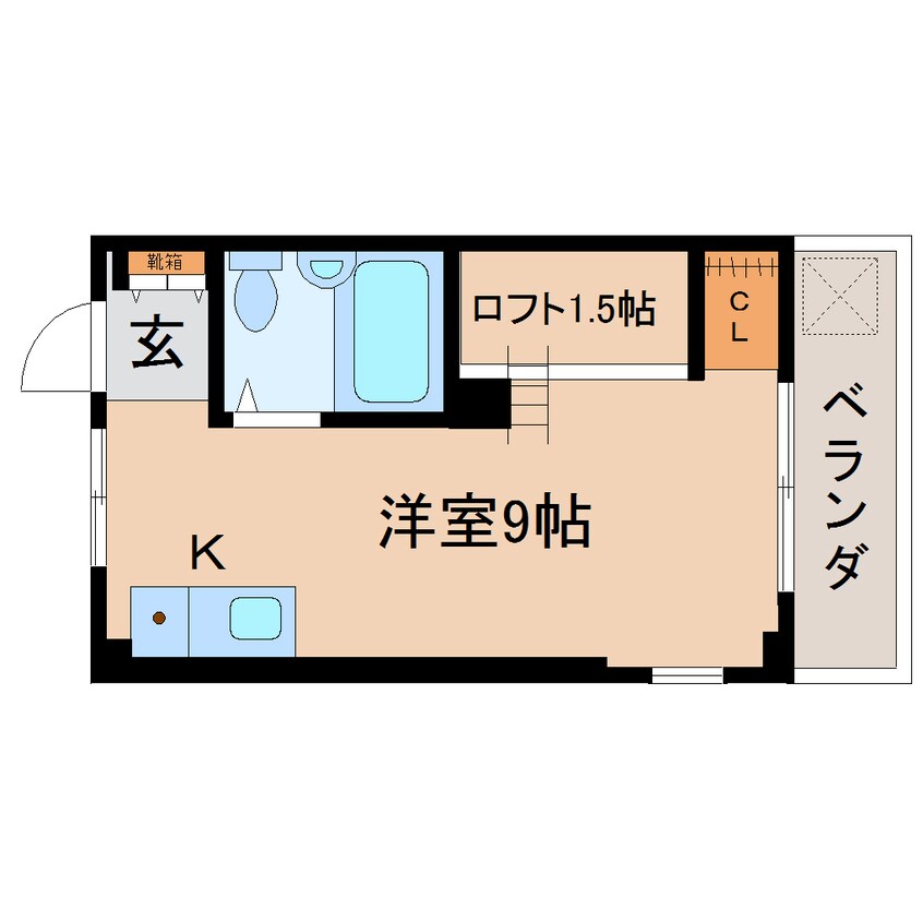 間取図 東海道本線/静岡駅 バス23分静大片山下車:停歩4分 1階 築34年