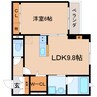 東海道本線/静岡駅 徒歩12分 3階 築4年 1LDKの間取り