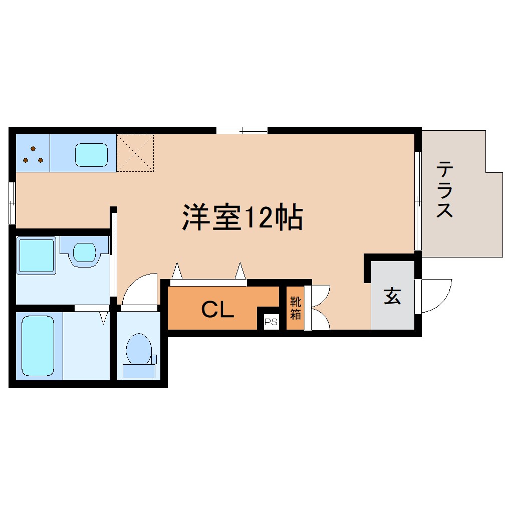 間取り図 東海道本線/東静岡駅 徒歩23分 1階 築3年