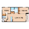 東海道本線/静岡駅 バス:23分:停歩1分 3階 築浅 2LDKの間取り