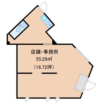 間取図 東海道本線/静岡駅 徒歩2分 1階 築1年