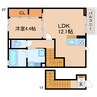 東海道本線/藤枝駅 徒歩27分 2階 築浅 1LDKの間取り