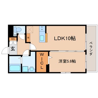 間取図 東海道本線/静岡駅 バス11分寿町下車:停歩7分 1階 築1年