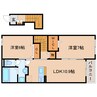 東海道本線/藤枝駅 バス:16分:停歩3分 2階 築浅 2LDKの間取り