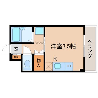 間取図 東海道本線/東静岡駅 徒歩15分 6階 築9年