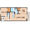東海道本線/東静岡駅 徒歩15分 2階 築浅 2LDKの間取り
