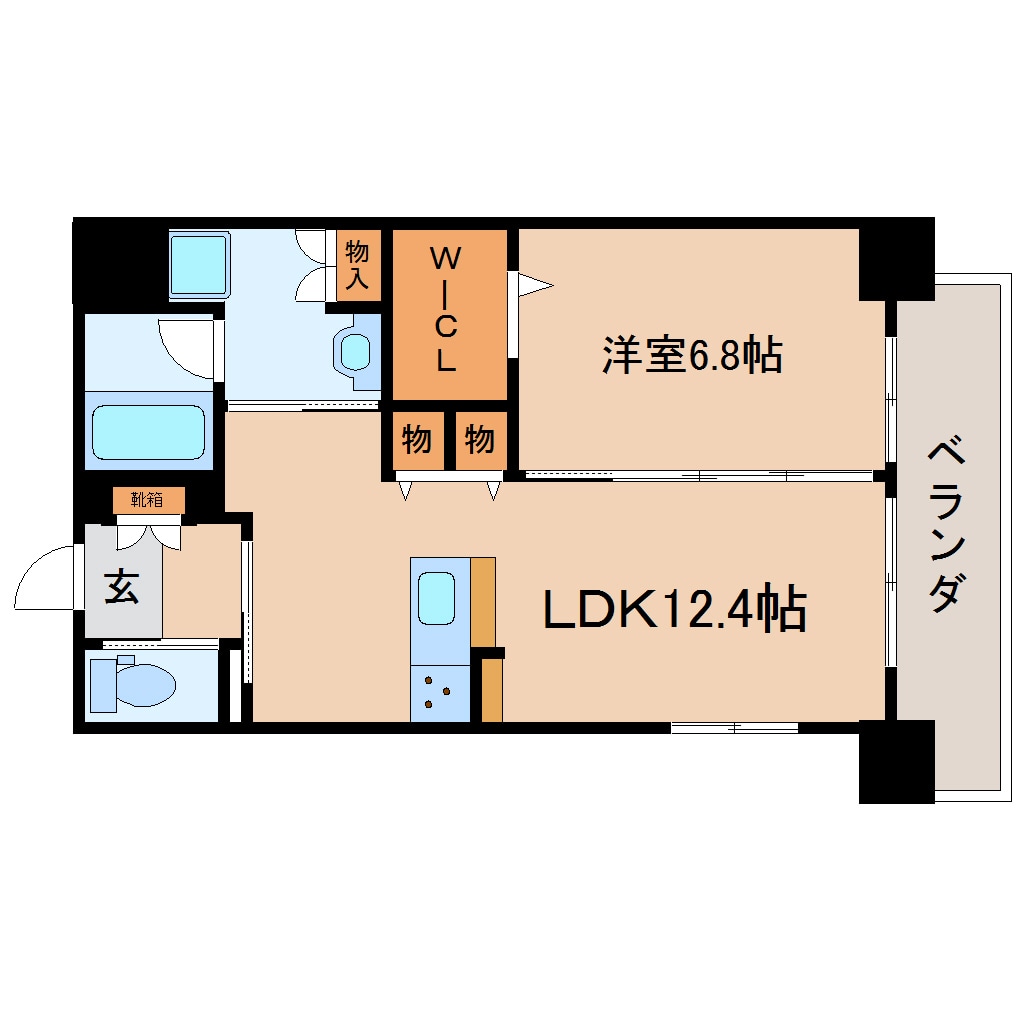 間取り図 東海道本線/静岡駅 徒歩10分 10階 築2年
