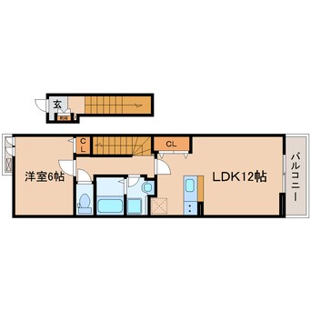 間取図 東海道本線/藤枝駅 徒歩17分 2階 築2年