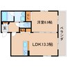 東海道本線/静岡駅 徒歩13分 4階 築浅 1LDKの間取り