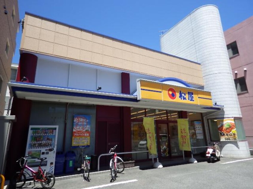 松屋静岡八幡店(その他飲食（ファミレスなど）)まで493m 東海道本線/静岡駅 徒歩8分 1階 築2年