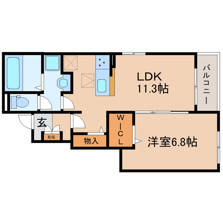 間取図 東海道本線/西焼津駅 徒歩16分 1階 築2年