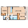 東海道本線/静岡駅 徒歩18分 3階 築浅 2LDKの間取り