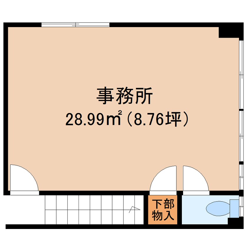 間取図 東海道本線/静岡駅 徒歩7分 2階 築45年