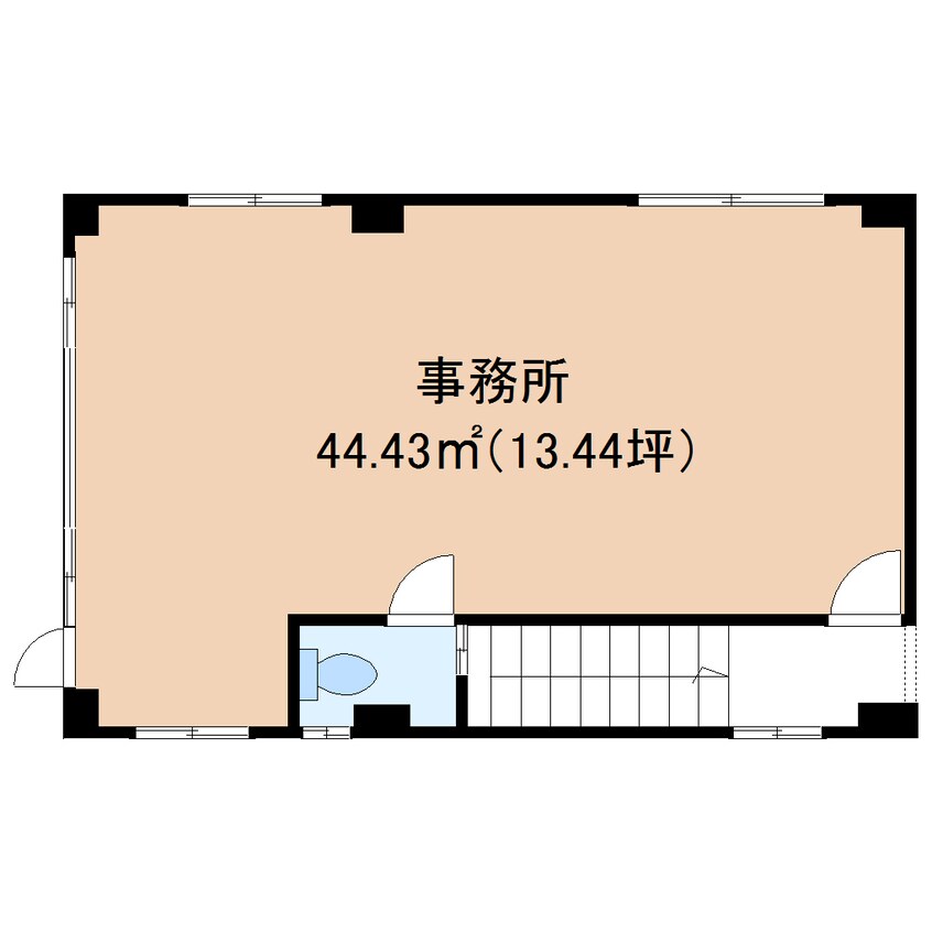 間取図 東海道本線/静岡駅 徒歩7分 2階 築45年