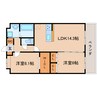 東海道本線/静岡駅 バス:13分:停歩3分 4階 築浅 2LDKの間取り