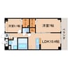 東海道本線/藤枝駅 徒歩15分 2階 築浅 2LDKの間取り