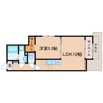 間取図 東海道本線/藤枝駅 バス7分志太3丁目下車:停歩5分 1階 築1年