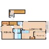 東海道本線/藤枝駅 バス:7分:停歩5分 2階 築浅 1LDKの間取り