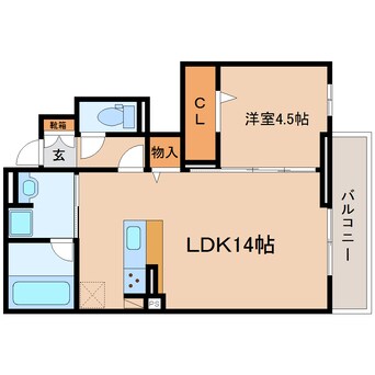 間取図 東海道本線/静岡駅 バス21分大浜公園入口下車:停歩4分 1階 1年未満