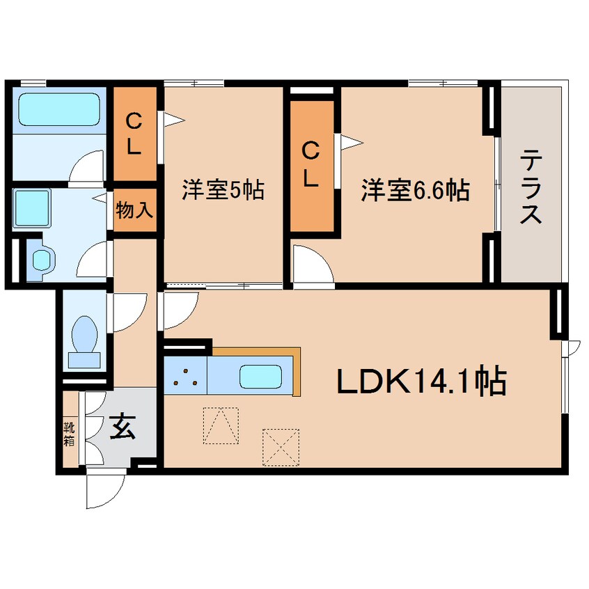 間取図 東海道本線/静岡駅 バス11分中田4丁目下車:停歩4分 1階 建築中