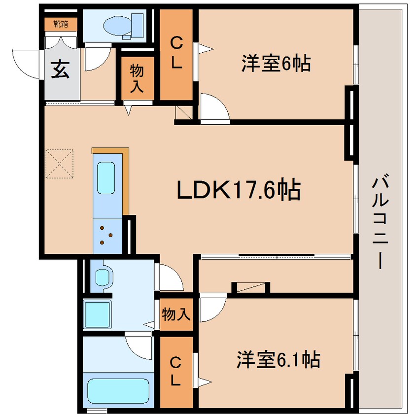 間取図 東海道本線/静岡駅 バス11分中田4丁目下車:停歩4分 2階 建築中