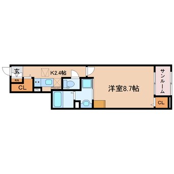 間取図 東海道本線/藤枝駅 徒歩24分 1階 建築中