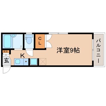 間取図 東海道本線/静岡駅 バス26分宮川下車:停歩3分 2階 築27年