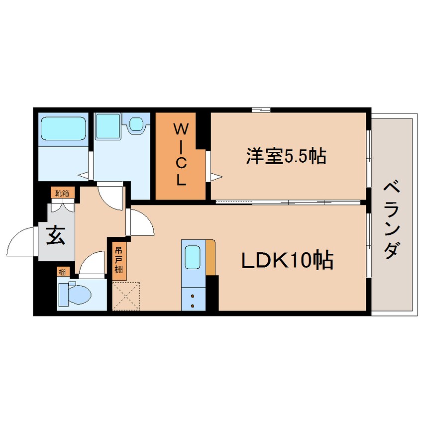 間取図 東海道本線/静岡駅 徒歩14分 2階 建築中