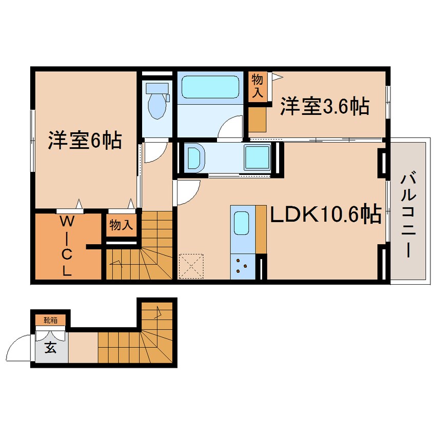 間取図 東海道本線/静岡駅 バス20分西島下車:停歩4分 2階 建築中