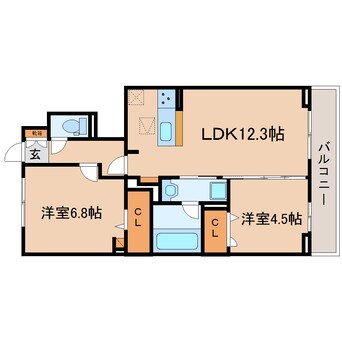 間取図 東海道本線/焼津駅 バス11分小川下車:停歩6分 1階 建築中