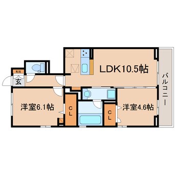 間取図 東海道本線/焼津駅 バス11分小川下車:停歩6分 1階 建築中