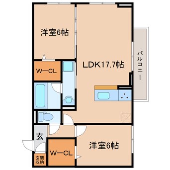 間取図 東海道本線/静岡駅 バス11分馬渕4丁目下車:停歩4分 2階 建築中