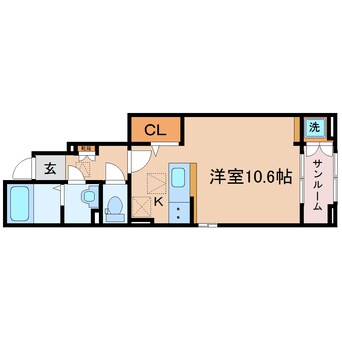 間取図 東海道本線/静岡駅 バス19分宮竹下車:停歩3分 1階 建築中