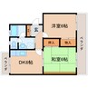 東海道本線/藤枝駅 徒歩13分 3階 築35年 2DKの間取り