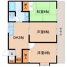 東海道本線/藤枝駅 バス:18分:停歩4分 1階 築31年 3DKの間取り