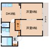 東海道本線/西焼津駅 バス:18分:停歩5分 1階 築26年 2DKの間取り