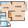 東海道本線/西焼津駅 バス:18分:停歩5分 2階 築26年 2DKの間取り