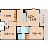 東海道本線/静岡駅 バス:12分:停歩2分 4階 築20年 3LDKの間取り