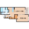 東海道本線/西焼津駅 徒歩14分 1階 1年未満 1LDKの間取り