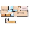 東海道本線/焼津駅 徒歩15分 2階 1年未満 1LDKの間取り