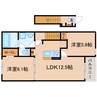 東海道本線/静岡駅 バス:26分:停歩10分 2階 建築中 2LDKの間取り