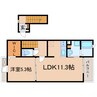 東海道本線/焼津駅 徒歩11分 2階 1年未満 1LDKの間取り