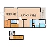 東海道本線/焼津駅 徒歩11分 2階 1年未満 1LDKの間取り