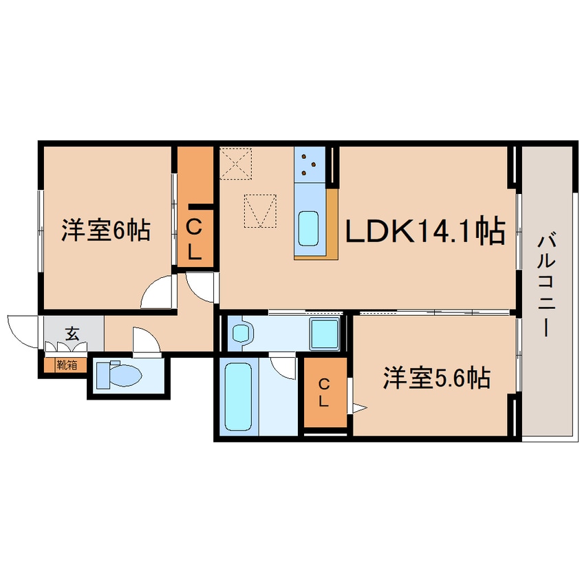 間取図 東海道本線/東静岡駅 徒歩25分 1階 建築中
