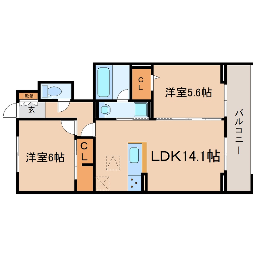 間取図 東海道本線/東静岡駅 徒歩25分 1階 建築中