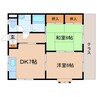 東海道本線/静岡駅 バス:8分:停歩6分 1階 築35年 2DKの間取り