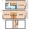 東海道本線/焼津駅 徒歩7分 1-2階 築23年 2DKの間取り