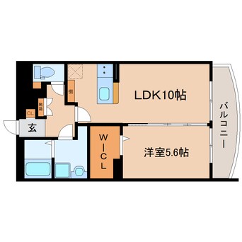 間取図 東海道本線/静岡駅 バス11分中田4丁目下車:停歩7分 5階 建築中