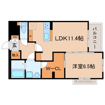間取図 東海道本線/静岡駅 バス11分中田4丁目下車:停歩7分 1階 建築中
